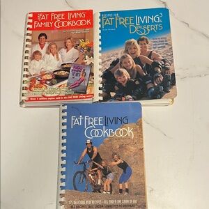 Fat-Free Living Cookbook Set